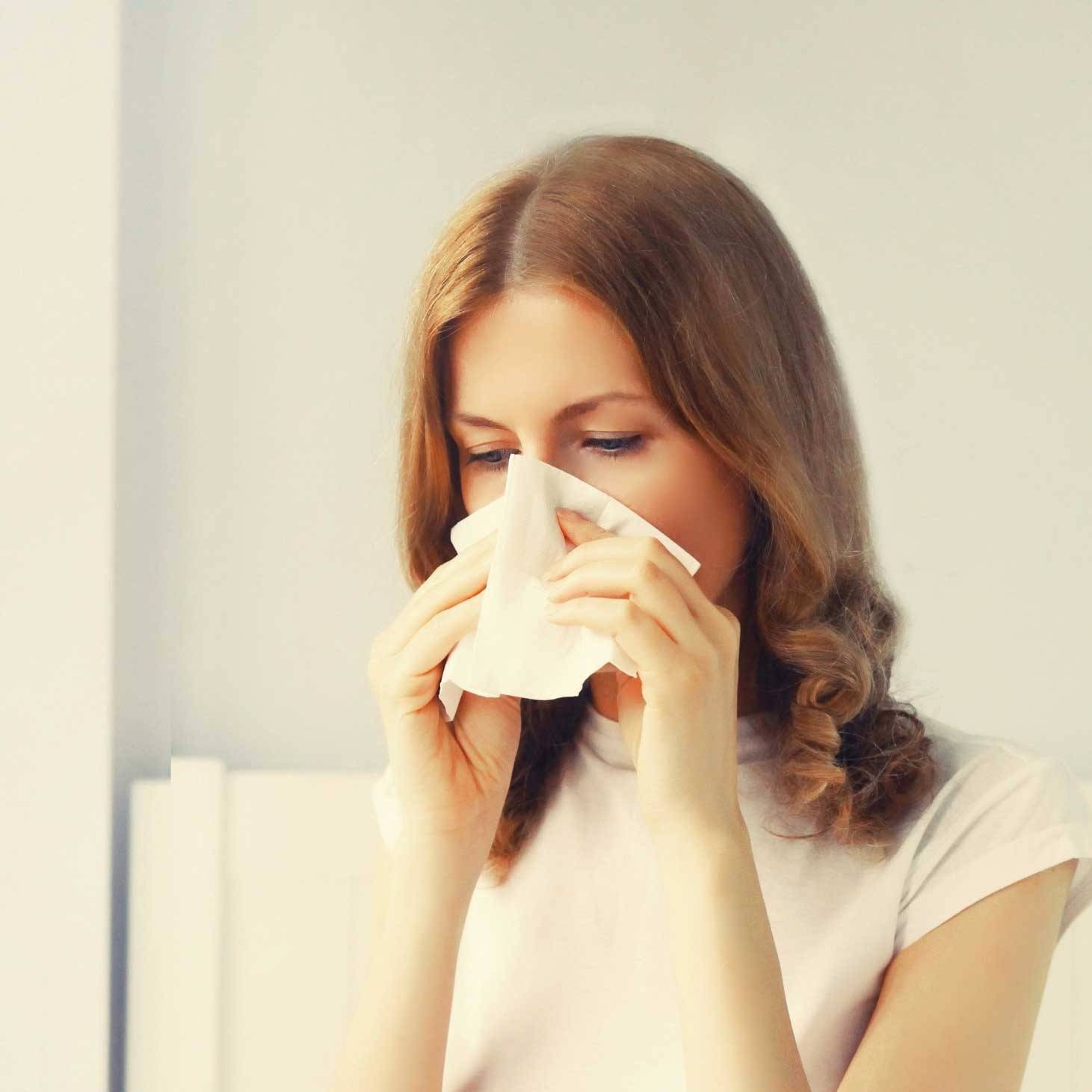 Immune Support - Woman Sick
