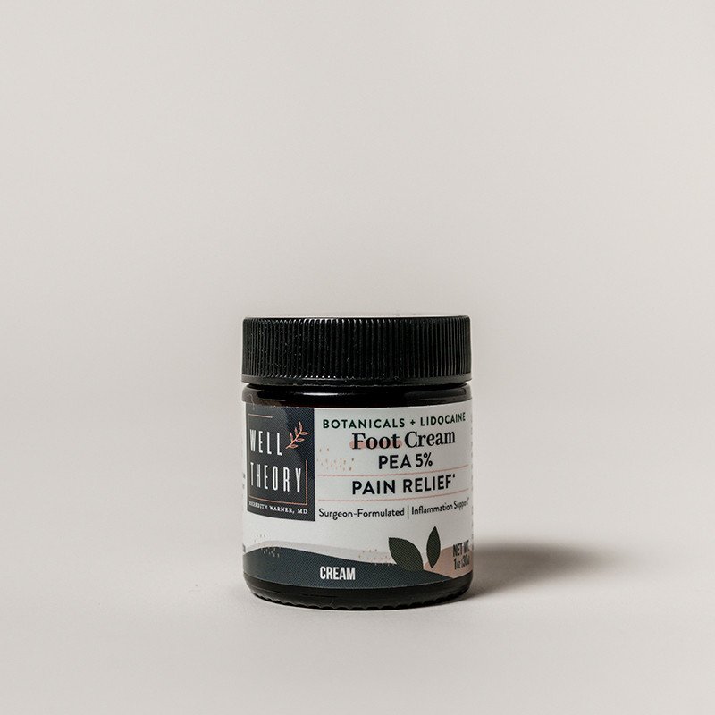 Foot Pain Relief Cream: Lidocaine, Menthol, PEA