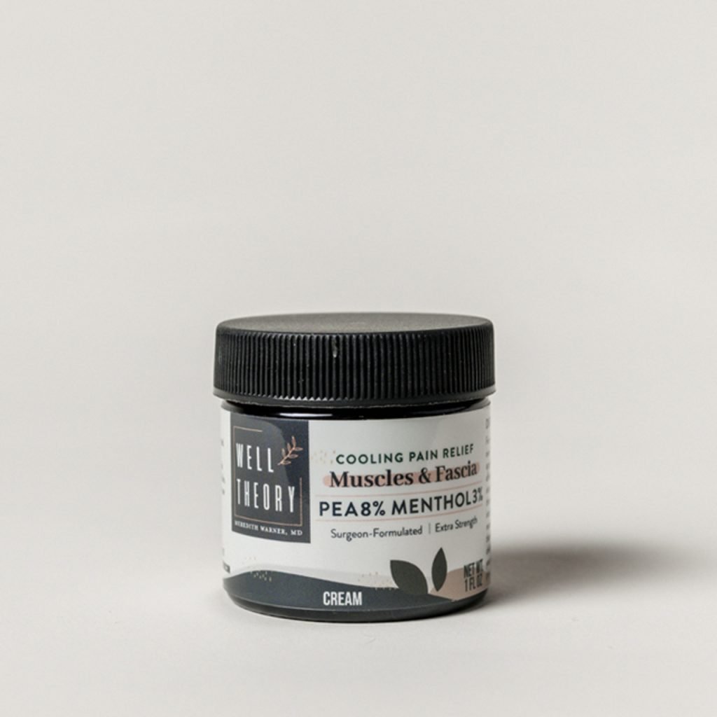 Pain Relief + Recovery Cream: PEA, Menthol, Turmeric, Rosehip, 1oz