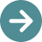 Right arrow icon with a teal circle design